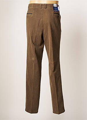 Pantalon chino stretch taille normale marron M.E.N.S homme