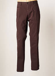 Pantalon chino stretch taille normale marron DIGEL homme