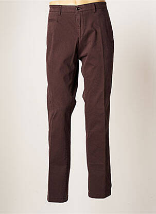 Pantalon chino stretch taille normale marron DIGEL homme