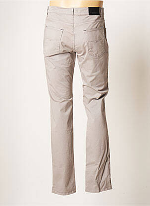Pantalon slim tissage popeline taille normale gris LCDN homme