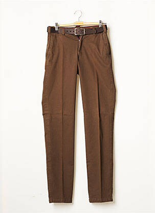 Pantalon chino poches taille normale marron M.E.N.S homme
