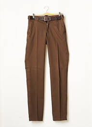 Pantalon chino poches taille normale marron M.E.N.S homme