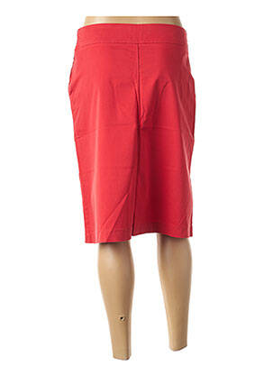 Jupe mi-longue stretch rouge SAINT HILAIRE femme