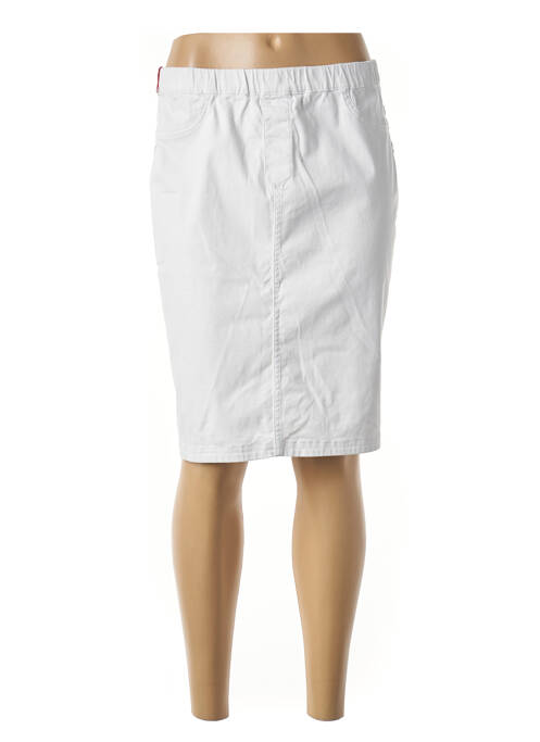 Jupe mi-longue blanc CONCEPT K pour femme