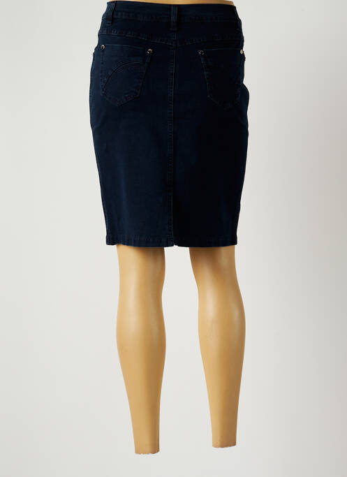 Jupe courte bleu MARBLE pour femme