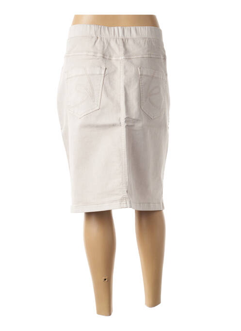 Jupe mi-longue beige CONCEPT K pour femme