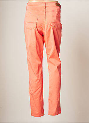 Jeans coupe slim broderie rivets taille normale rose LCDN femme