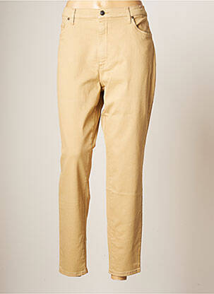 Pantalon slim stretch taille normale marron LCDN femme
