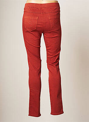Pantalon slim taille élastique taille normale marron CONCEPT K femme