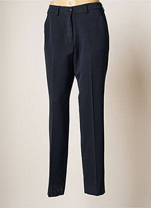 Pantalon droit stretch taille normale bleu LCDN femme