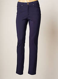 Pantalon slim stretch taille normale bleu LCDN femme