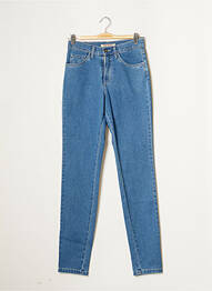 Pantalon slim stretch taille haute bleu LCDN femme