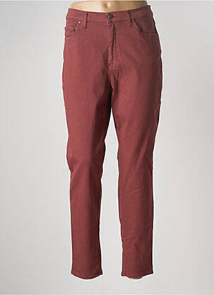 Jeans coupe slim slim taille normale marron LCDN femme