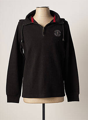 Sweat-shirt à capuche manches longues manches longues noir LA SQUADRA homme