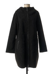 Manteau long noir ELENA MIRO pour femme seconde vue