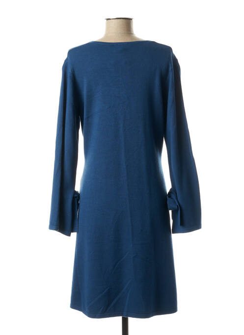 Robe courte bleu MARBLE pour femme