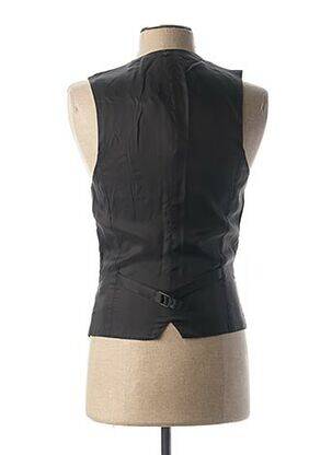 Gilet sans manche bi-matiére gris IKKS homme