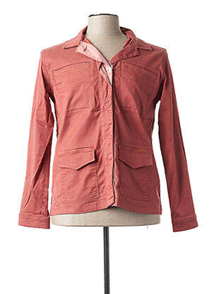 Veste casual coupe droite marron SAINT HILAIRE femme