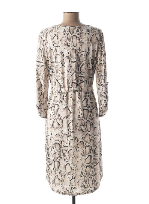 Robe mi-longue beige JOSEPH RIBKOFF femme