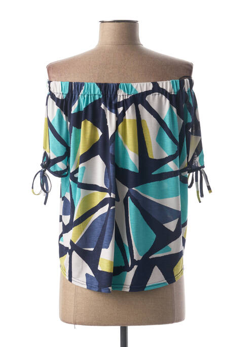 Top bleu MARBLE pour femme