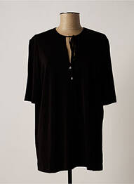 Top stretch manches courtes noir ELENA MIRO femme