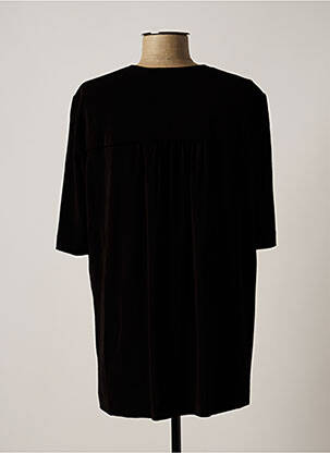 Top stretch manches courtes noir ELENA MIRO femme