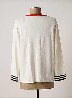 Gilet manches longues stretch blanc ELENA MIRO femme