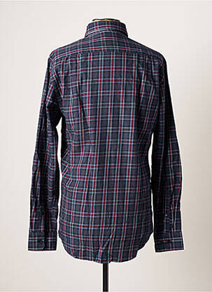 Chemise manches longues manches longues bleu SEIDEN STICKER homme