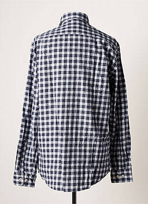 Chemise manches longues manches longues bleu SEIDEN STICKER homme