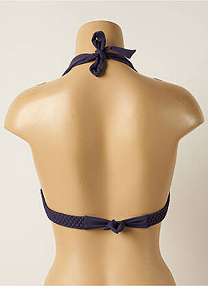 Haut de maillot de bain stretch haut soutien-gorge push-up violet IODUS femme