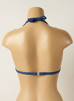 Haut de maillot de bain stretch haut triangles bleu IODUS femme