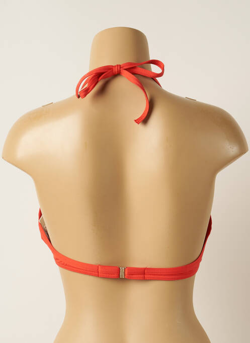 Haut de maillot de bain orange IODUS pour femme