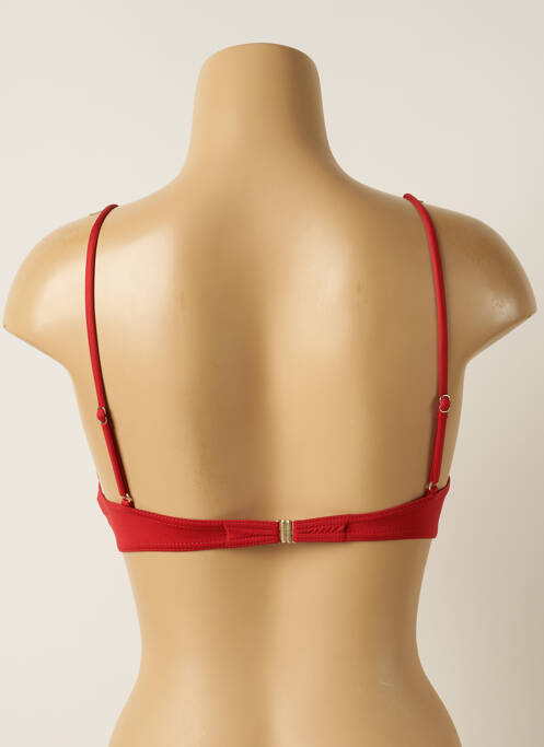 Haut de maillot de bain rouge IODUS pour femme