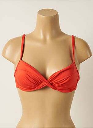 Haut de maillot de bain orange IODUS femme