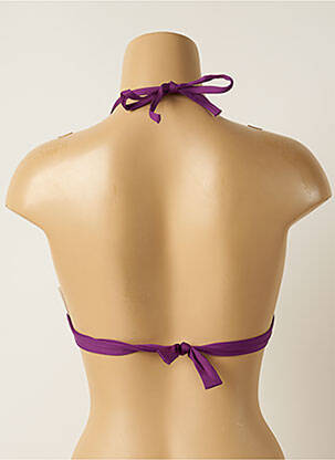 Haut de maillot de bain stretch haut triangles violet IODUS femme