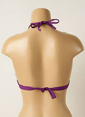 Haut de maillot de bain violet IODUS pour femme seconde vue