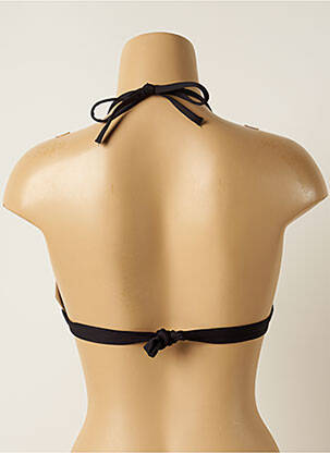 Haut de maillot de bain fermeture liens à nouer haut triangles noir IODUS femme