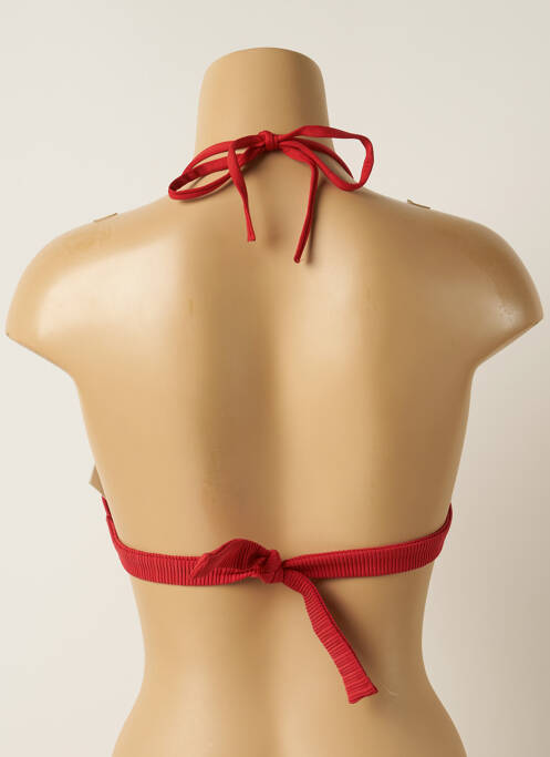 Haut de maillot de bain rouge IODUS pour femme