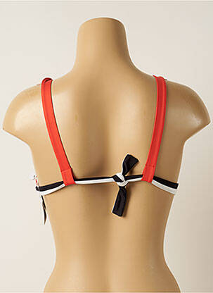 Haut de maillot de bain stretch haut triangles orange IODUS femme