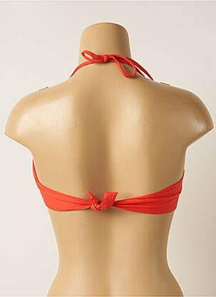 Haut de maillot de bain stretch haut bandeau orange IODUS femme