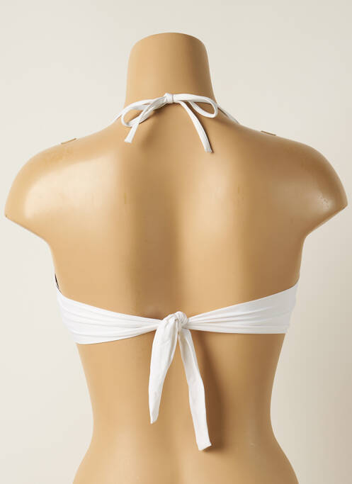Haut de maillot de bain blanc IODUS pour femme