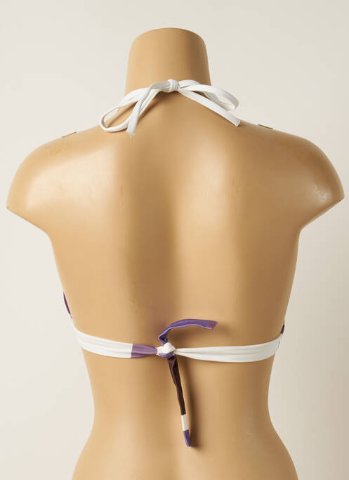 Haut de maillot de bain violet IODUS pour femme