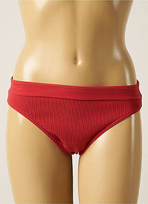 Bas de maillot de bain stretch culotte rouge IODUS femme