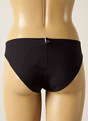 Bas de maillot de bain effet matière satinée culotte noir IODUS femme