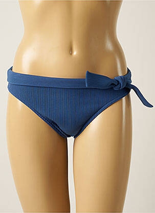 Bas de maillot de bain stretch culotte bleu IODUS femme