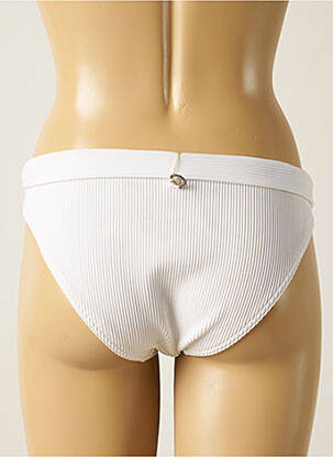 Bas de maillot de bain stretch culotte blanc IODUS femme