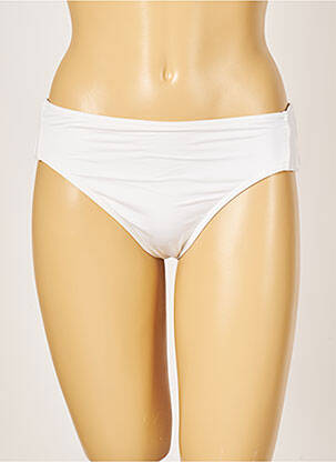 Bas de maillot de bain micro fibres culotte blanc IODUS femme