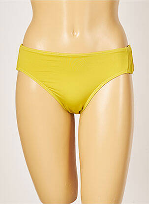 Bas de maillot de bain micro fibres culotte jaune IODUS femme