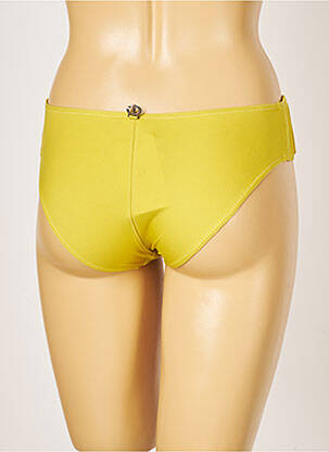 Bas de maillot de bain micro fibres culotte jaune IODUS femme