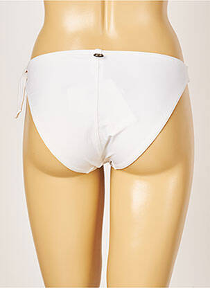 Bas de maillot de bain effet matière satinée culotte beige IODUS femme